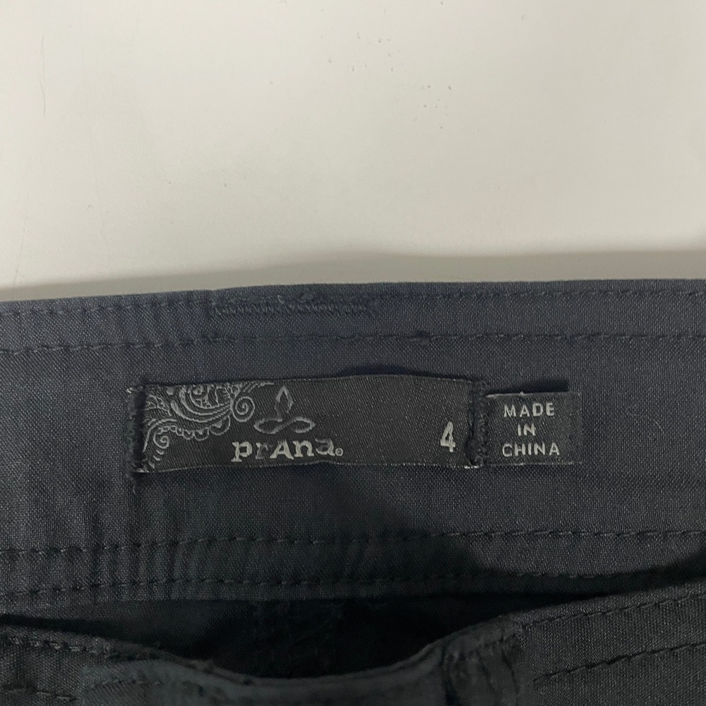 prAna Essex Pants Size 4 Black Gorpcore Hiking Outdoor Utility W43180731 - Picture 6 of 11